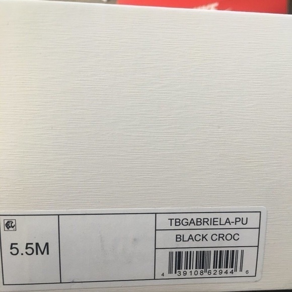 Treasure & bond Women’s Black Gabriella Chelsea block/chunky heel boot size 5.5M - Picture 2 of 9